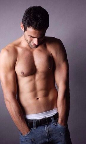 Handsome male body